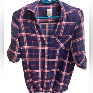Plaid blouse from twik by Simons
